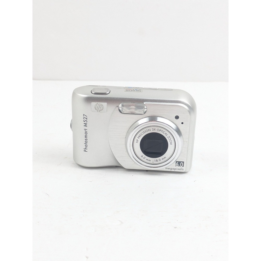 HP Photosmart M527 Silver Digital Camera 6.0MP 3X